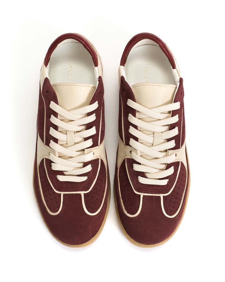 Anonymous Copenhagen Dabbie Calf Suede U0026 Soft Calf Dual U0026 Tri Color Pomegranate U0026 White Sand U0026 Pomegranate