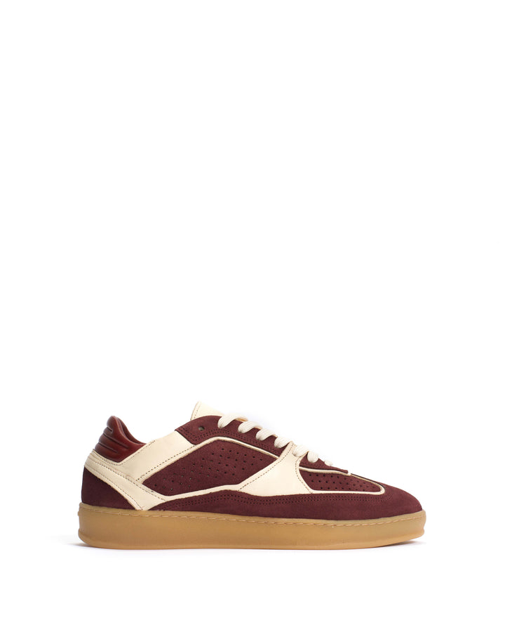 anonymous copenhagen Dabbie Calf suede u0026 soft calf dual u0026 tri color Pomegranate u0026 white sand u0026 pomegranate
