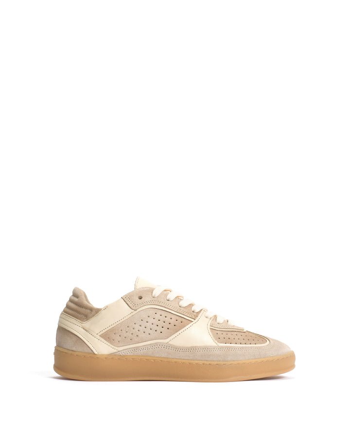 anonymous copenhagen Dabbie Calf suede u0026 soft calf dual u0026 tri color White sand