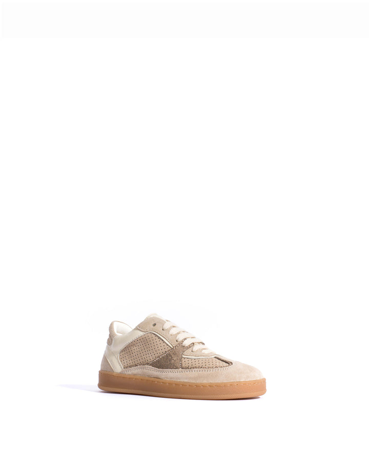 Anonymous Copenhagen Dabbie Junior Calf Suede U0026 Mix Mushroom U0026 Vintage Champagne Mix