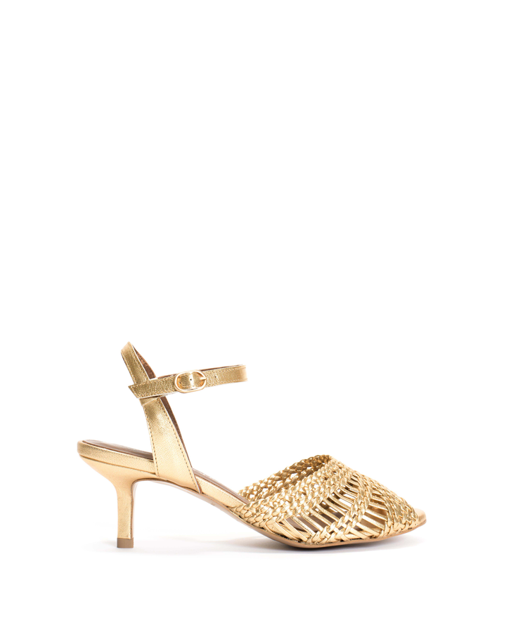 anonymous copenhagen Daria 55 pin Braided leather Gold