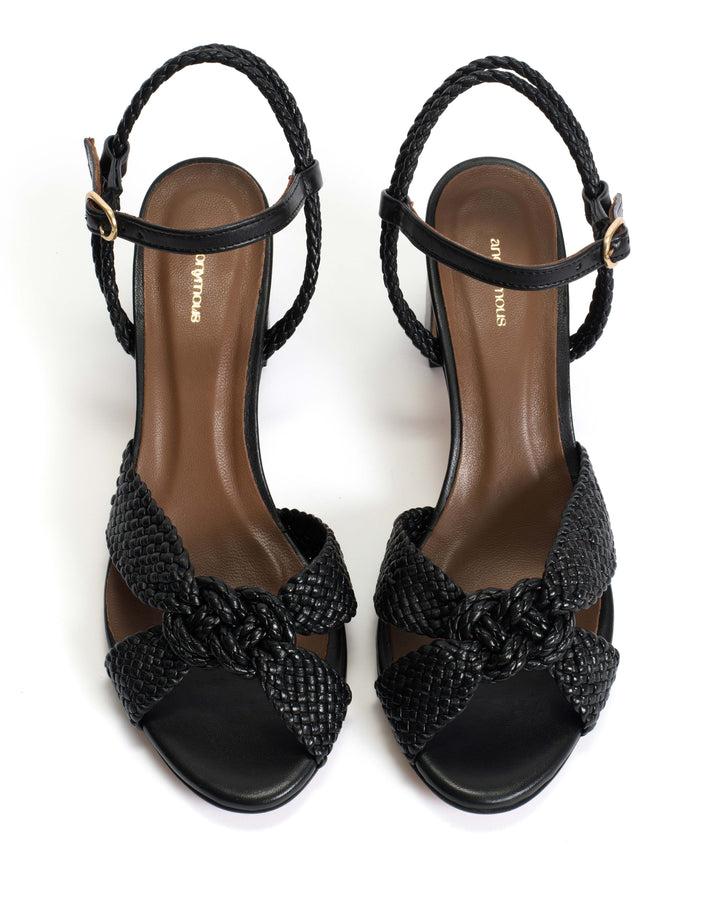 Anonymous Copenhagen Dilaya 55 Hand-braided Leather Black