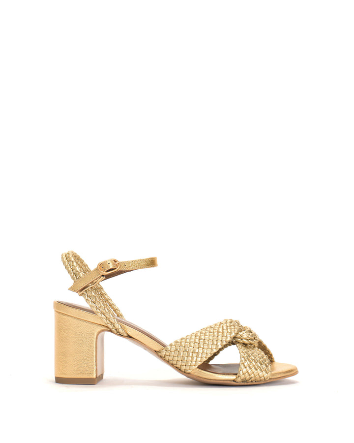 anonymous copenhagen Dilaya 55 Hand-braided leather Gold