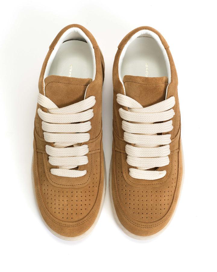 Anonymous Copenhagen Elevate Calf Suede Bamboo Brown