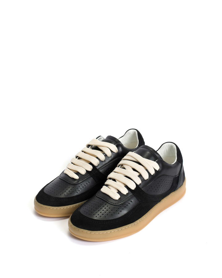 Anonymous Copenhagen Elevate Soft Calf U0026 Suede Leather Black