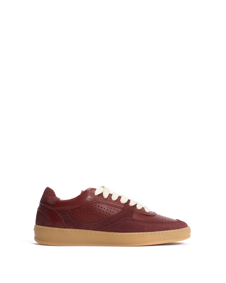 anonymous copenhagen Elevate Soft calf u0026 suede leather Pomegranate