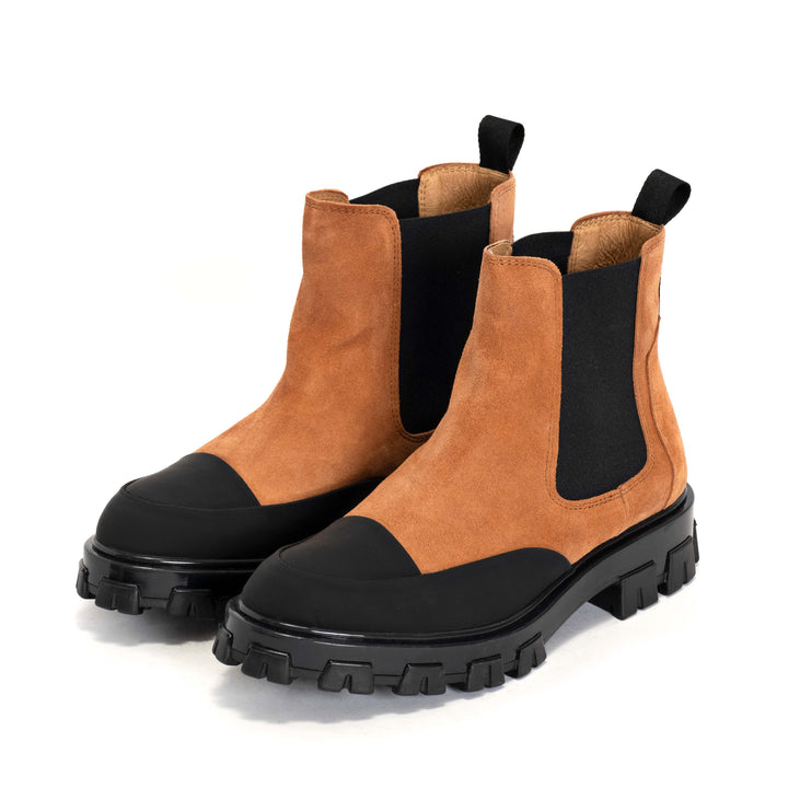 Anonymous Copenhagen Elice Calf Suede Natural Coral