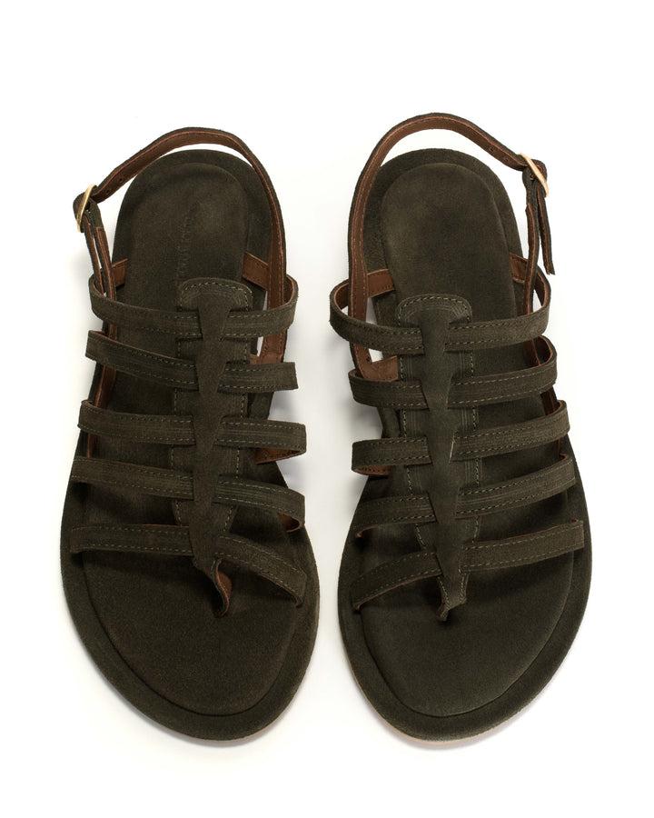 Anonymous Copenhagen Els 10 Covered Calf Suede Moss Green