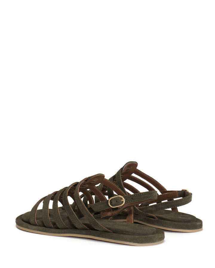 Anonymous Copenhagen Els 10 Covered Calf Suede Moss Green