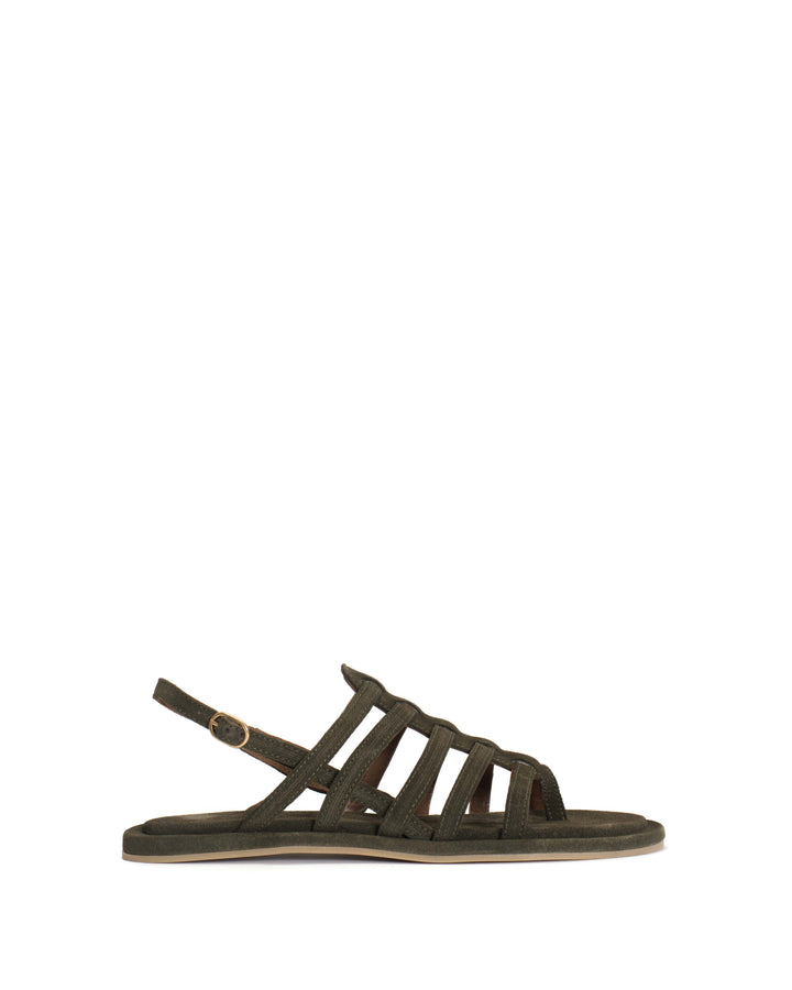 anonymous copenhagen Els 10 covered Calf suede Moss green