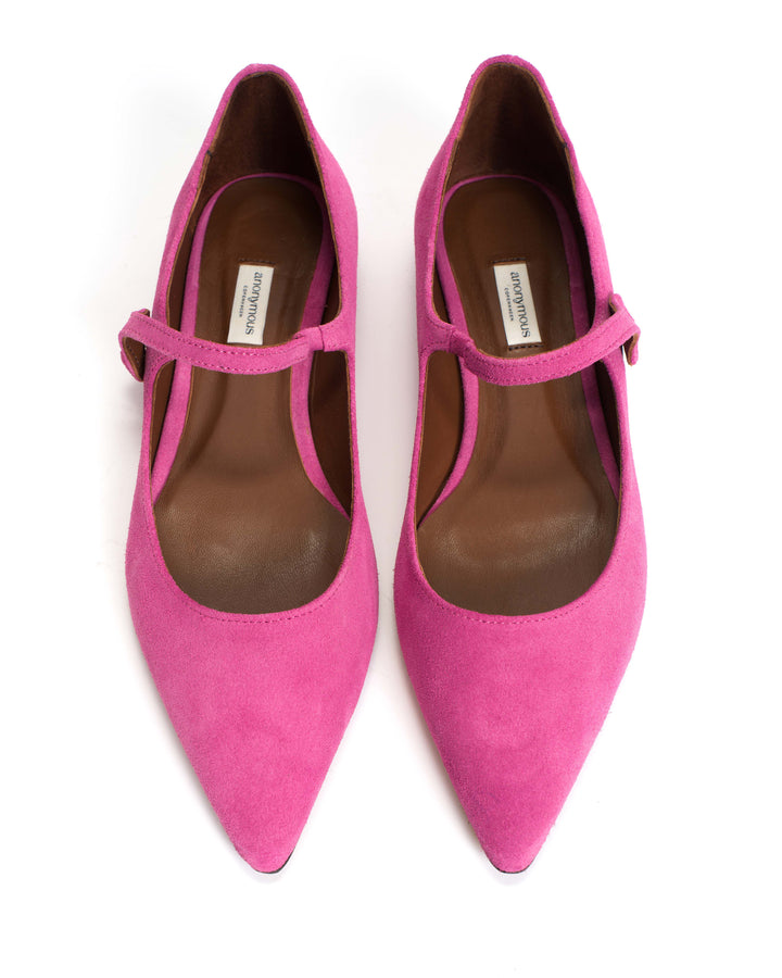 Anonymous Copenhagen Fifi Calf Suede Raspberry Sorbet