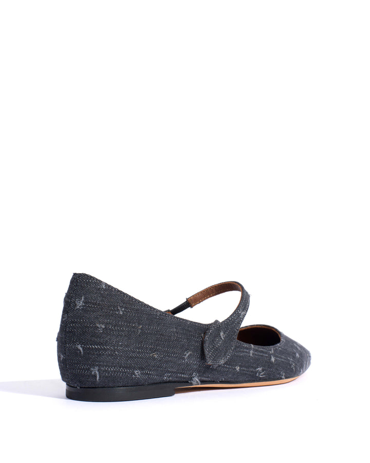 Anonymous Copenhagen Fifi Denim Distressed Washed Black