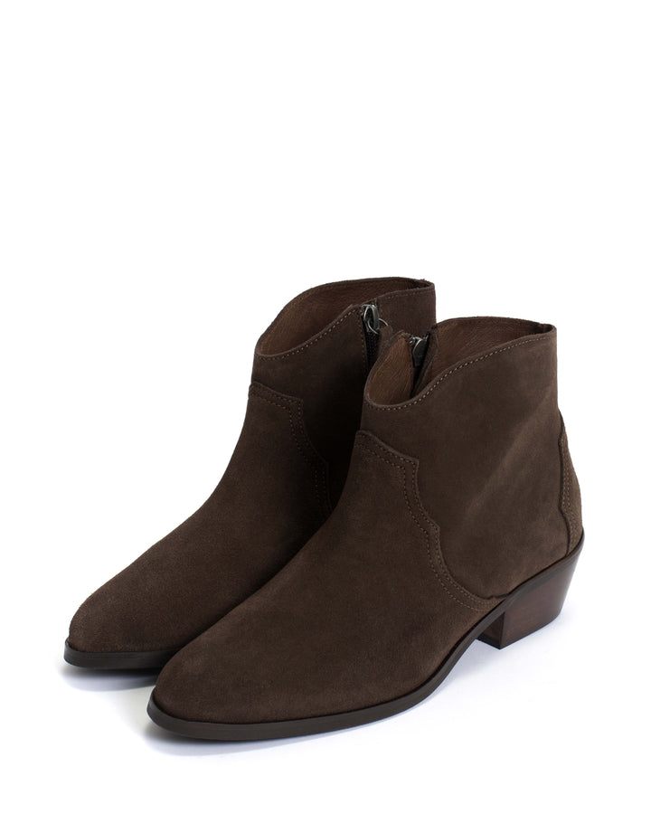 Anonymous Copenhagen Fiona 35 Calf Suede Coffee Brown