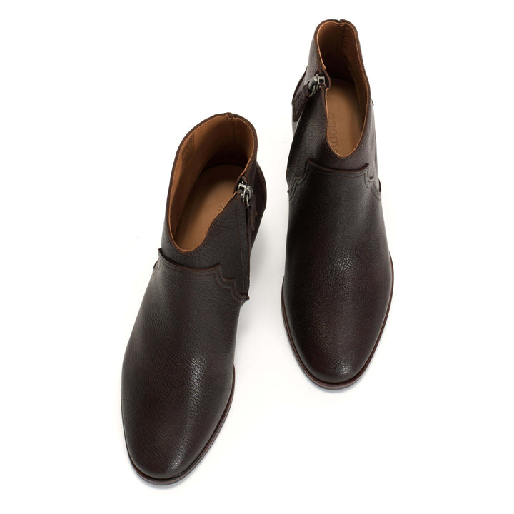 Anonymous Copenhagen Fiona 60 Grained Chevre Goat Coffee Brown