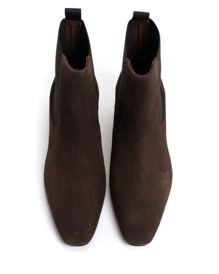 Anonymous Copenhagen Gaby 40 Calf Suede Coffee Brown