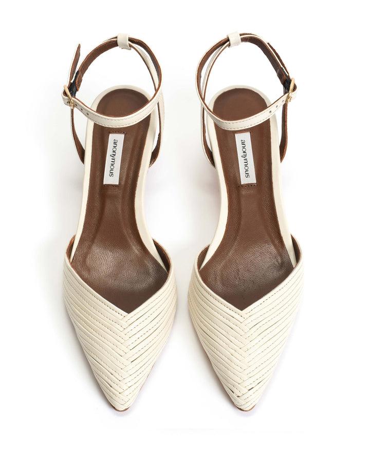 Anonymous Copenhagen Givia 40 Shiny Lamb White Sand