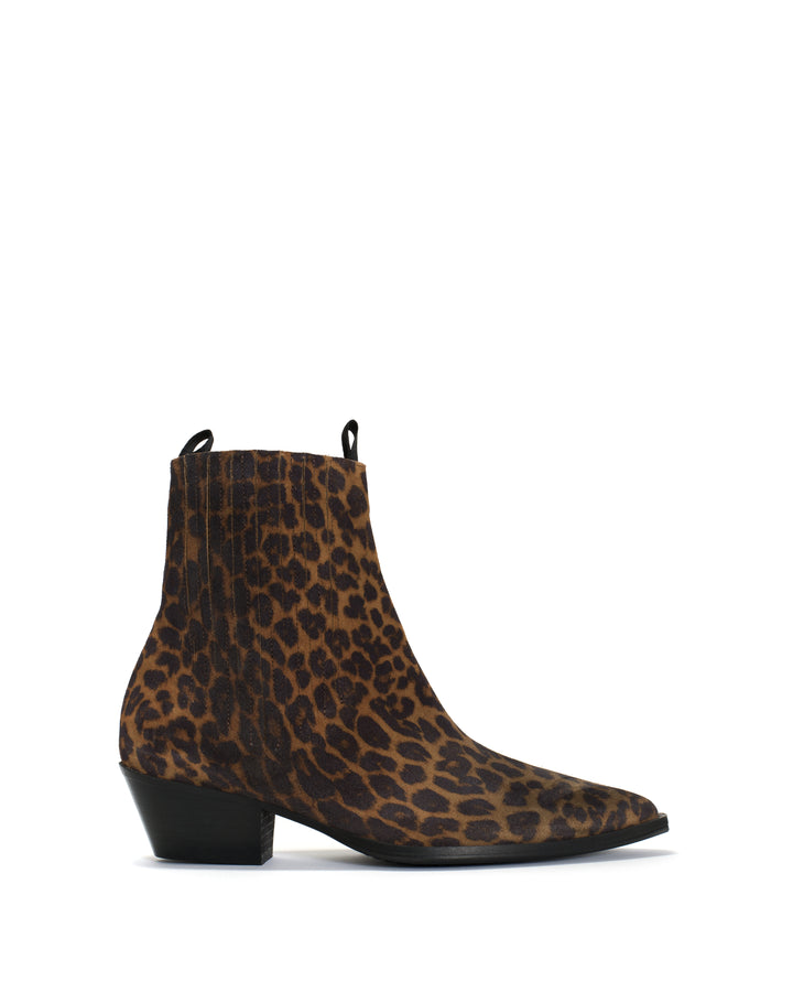 anonymous copenhagen Hachi Calf suede print Leopard