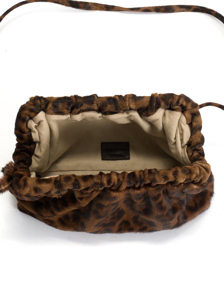 Anonymous Copenhagen Hally Grand Cloud Bag Calf Hair Leopard