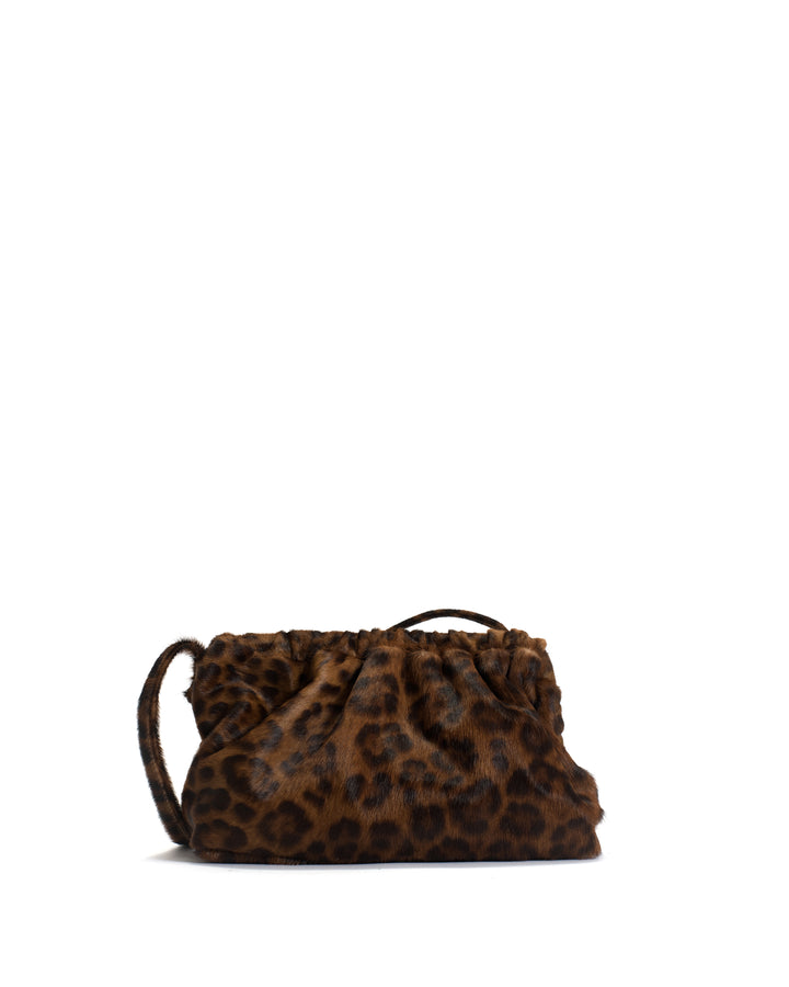 anonymous copenhagen Hally grand cloud bag Calf hair Leopard