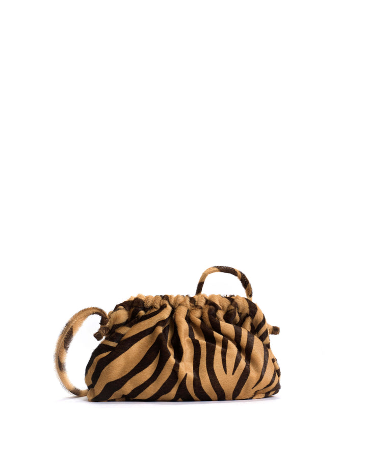 anonymous copenhagen Hally grand cloud bag Calf hair Tiger