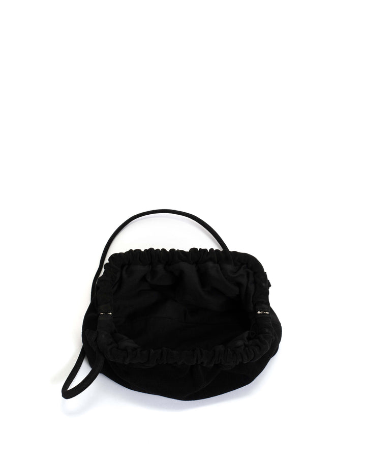 Anonymous Copenhagen Hally Grand Cloud Bag Calf Suede Black