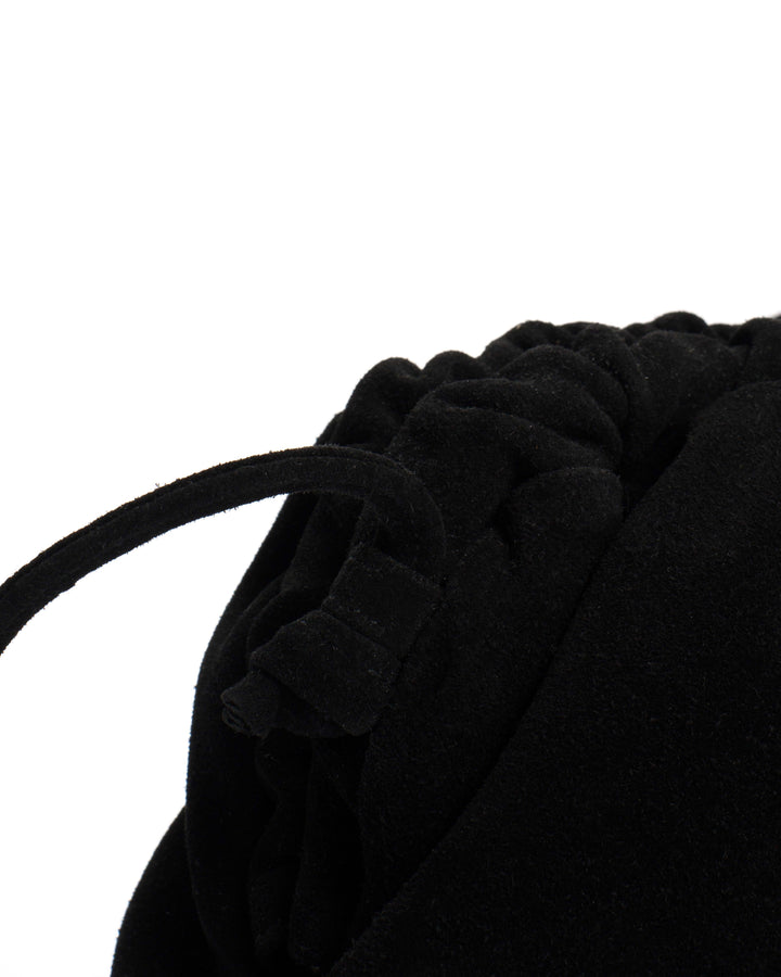 Anonymous Copenhagen Hally Grand Cloud Bag Calf Suede Black