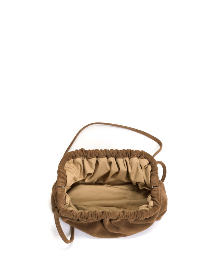 Anonymous Copenhagen Hally Grand Cloud Bag Calf Suede Cinnamon