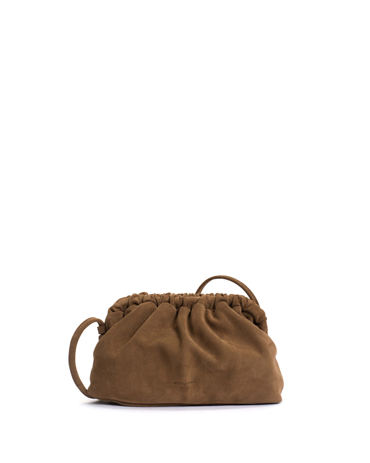 anonymous copenhagen Hally grand cloud bag Calf suede Cinnamon