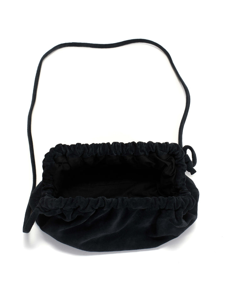 Anonymous Copenhagen Hally Grand Cloud Bag Calf Suede Dark Blue