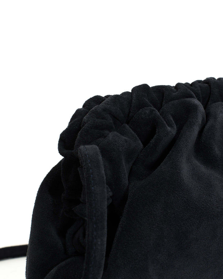 Anonymous Copenhagen Hally Grand Cloud Bag Calf Suede Dark Blue