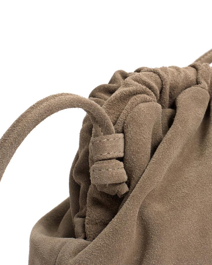 Anonymous Copenhagen Hally Grand Cloud Bag Calf Suede Mushroom