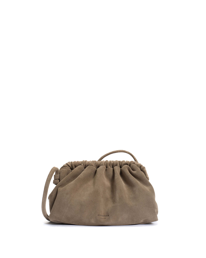 anonymous copenhagen Hally grand cloud bag Calf suede Mushroom