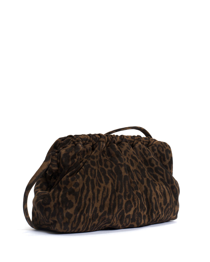 Anonymous Copenhagen Hally Grand Cloud Bag Calf Suede Print Jaguar