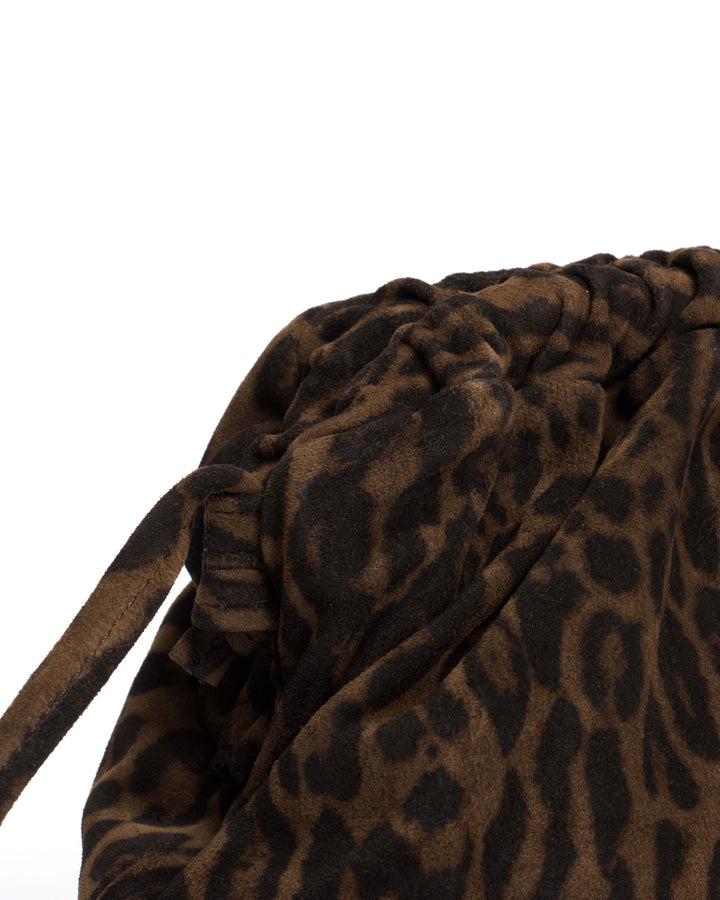 Anonymous Copenhagen Hally Grand Cloud Bag Calf Suede Print Jaguar