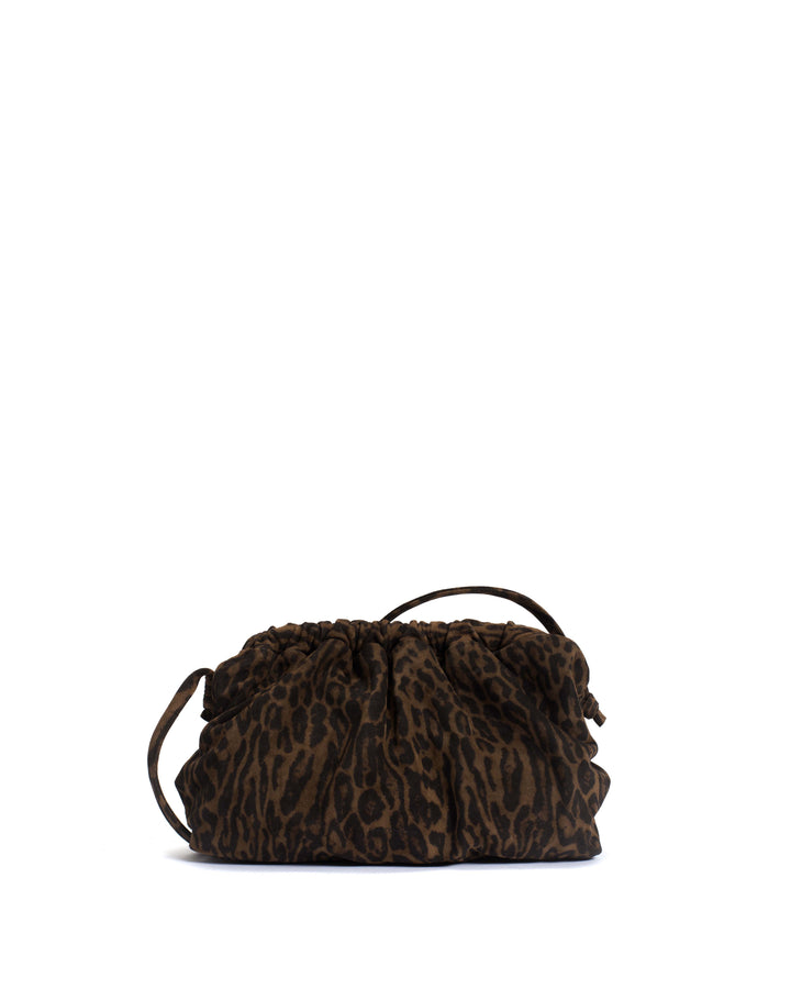 anonymous copenhagen Hally grand cloud bag Calf suede print Jaguar