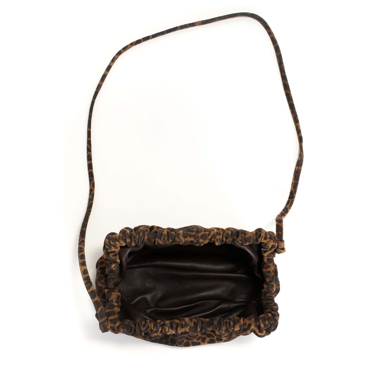 Anonymous Copenhagen Hally Grand Cloud Bag Calf Suede Print Leopard