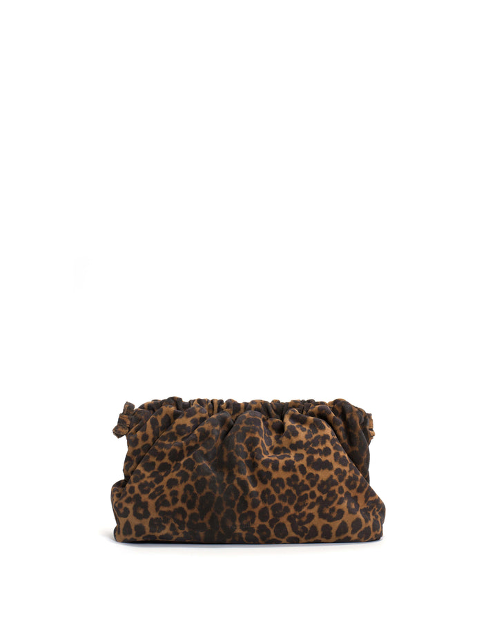 anonymous copenhagen Hally grand cloud bag Calf suede print Leopard