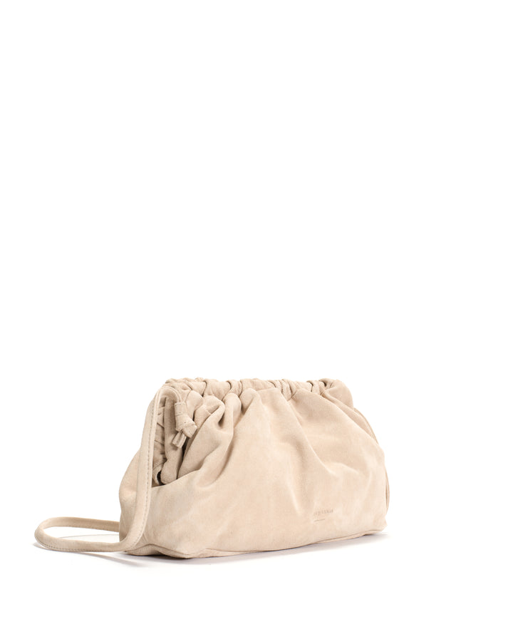 Anonymous Copenhagen Hally Grand Cloud Bag Calf Suede Vanilla Cream