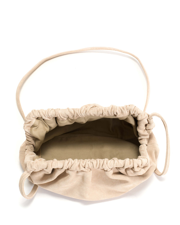 Anonymous Copenhagen Hally Grand Cloud Bag Calf Suede Vanilla Cream