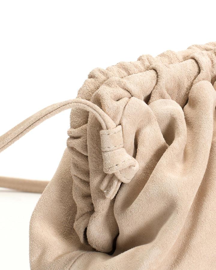 Anonymous Copenhagen Hally Grand Cloud Bag Calf Suede Vanilla Cream