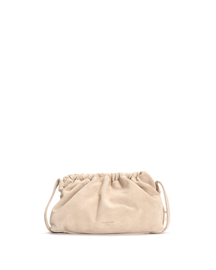 anonymous copenhagen Hally grand cloud bag Calf suede Vanilla cream
