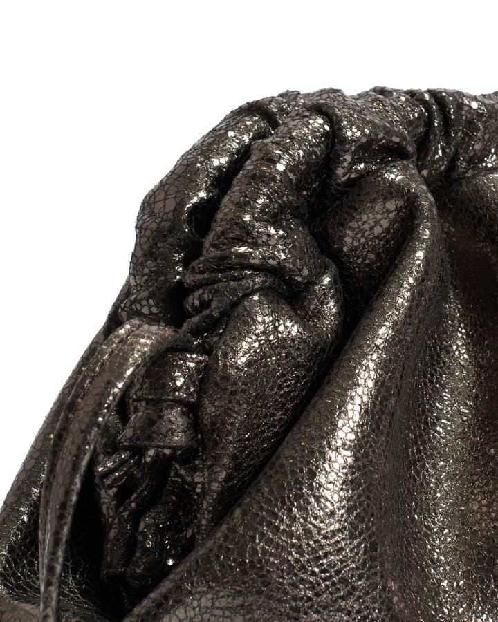 Anonymous Copenhagen Hally Grand Cloud Bag Crackled Metallic Goat Platinum