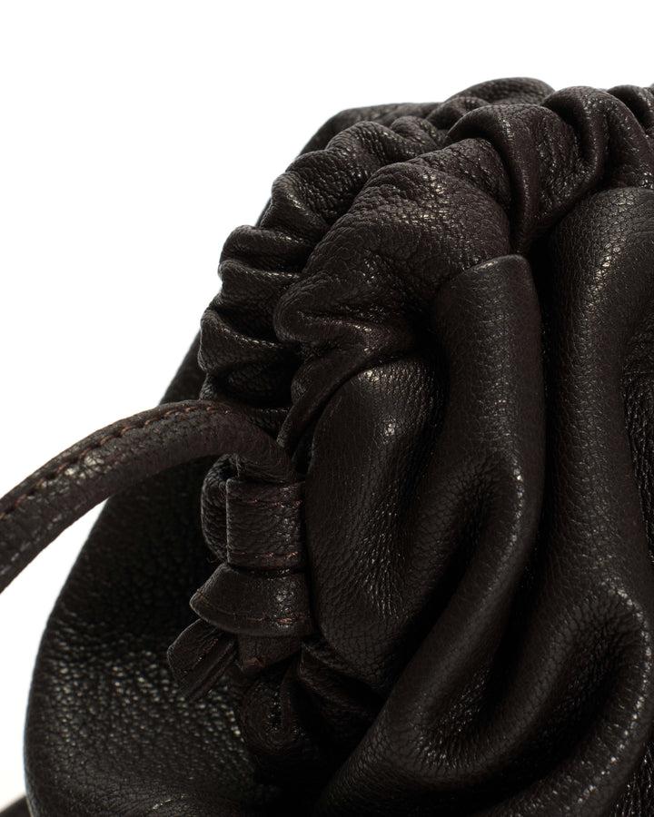 Anonymous Copenhagen Hally Grand Cloud Bag Grained Chevre Goat Coffee Brown