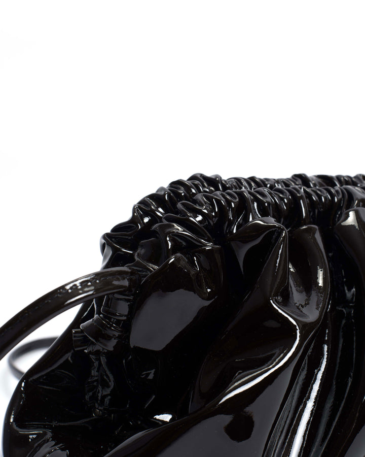 Anonymous Copenhagen Hally Grand Cloud Bag Polished Soft Calf Black