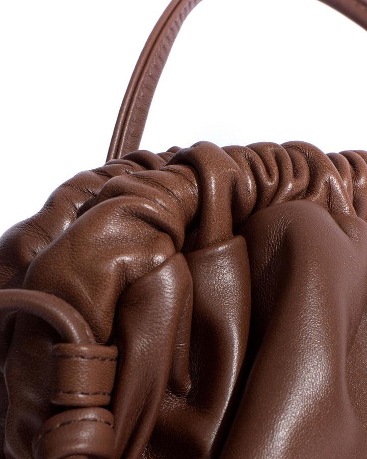 Anonymous Copenhagen Hally Grand Cloud Bag Shiny Lamb Chocolate