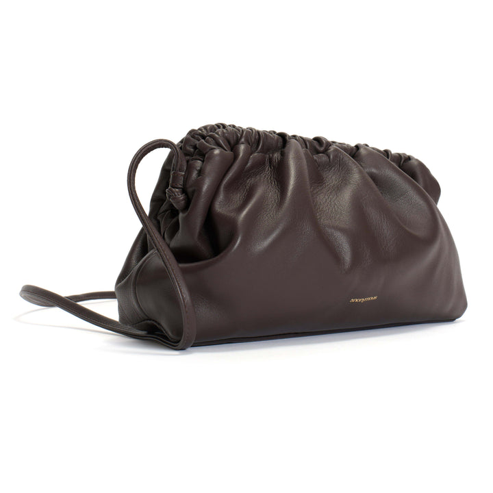 Anonymous Copenhagen Hally Grand Cloud Bag Shiny Lamb Coffee Brown