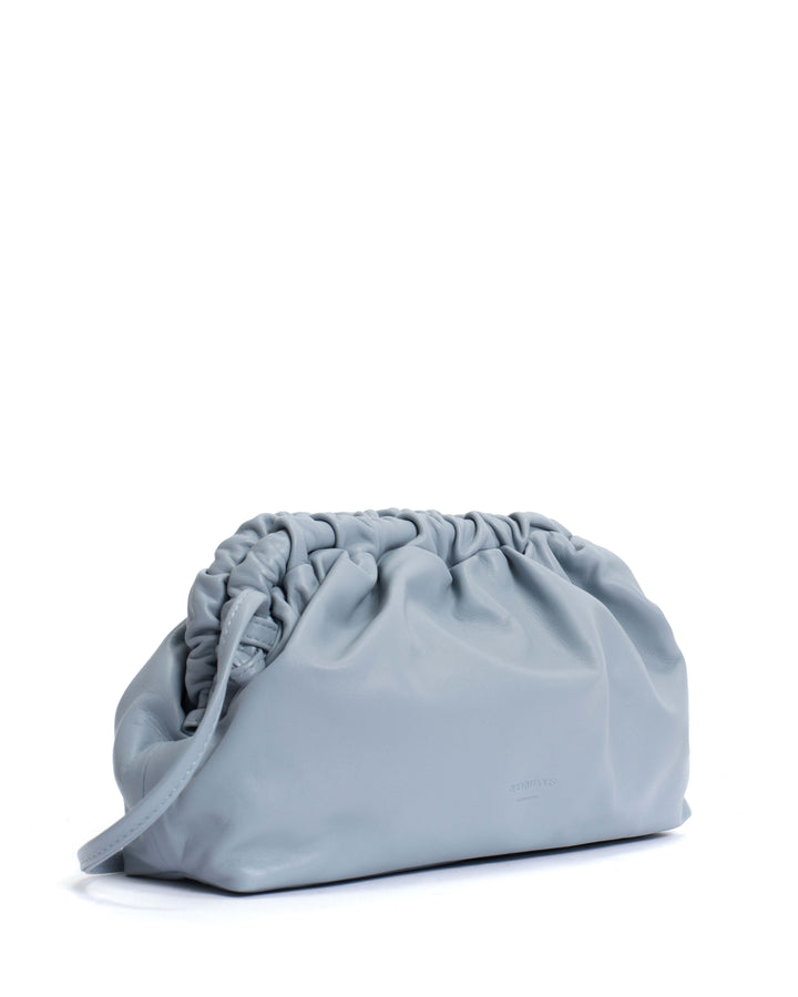 Anonymous Copenhagen Hally Grand Cloud Bag Shiny Lamb Lichen Blue