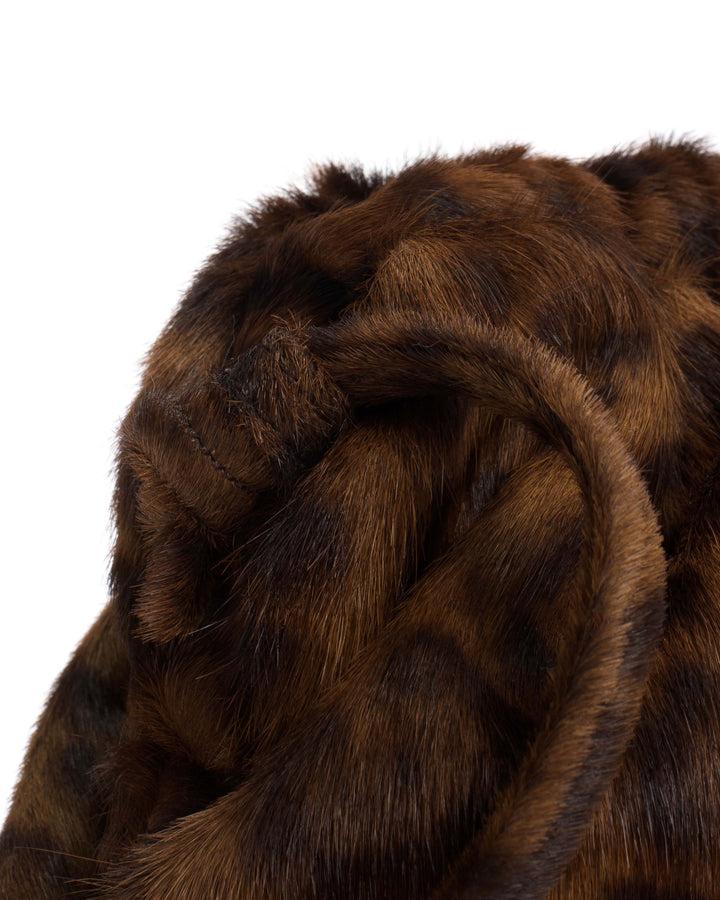 Anonymous Copenhagen Hally Petite Cloud Bag Calf Hair Leopard