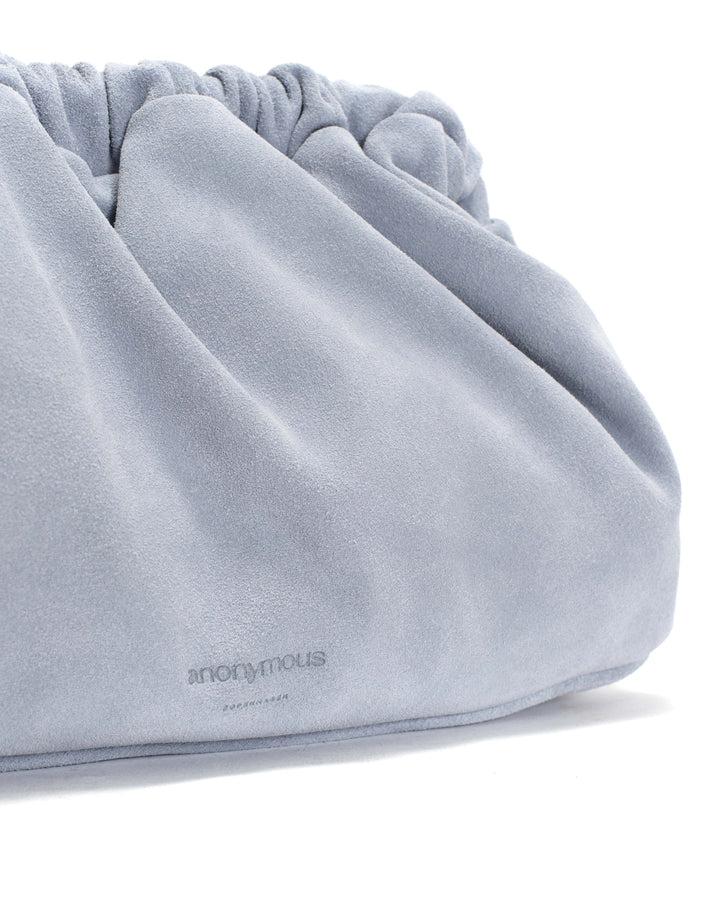 Anonymous Copenhagen Hally Petite Cloud Bag Calf Suede Lichen Blue