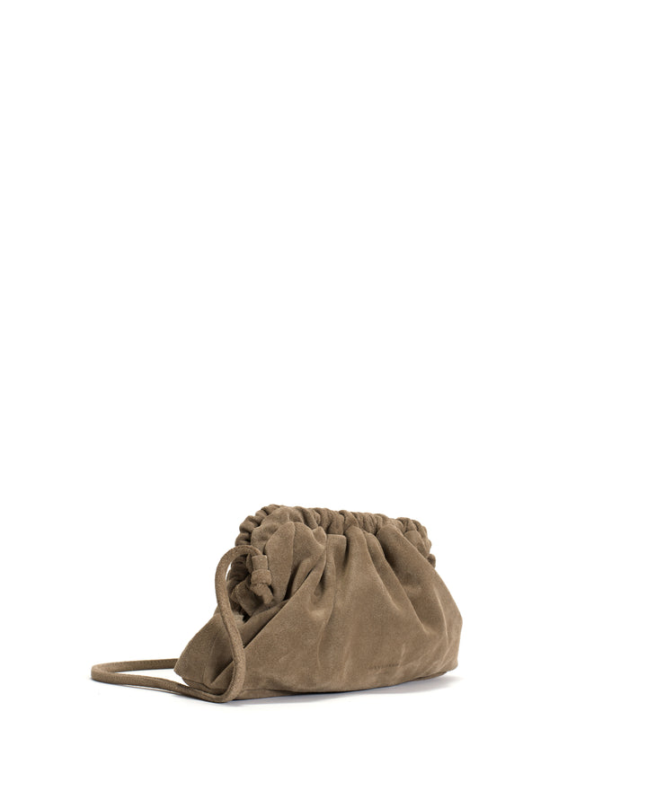 Anonymous Copenhagen Hally Petite Cloud Bag Calf Suede Mushroom